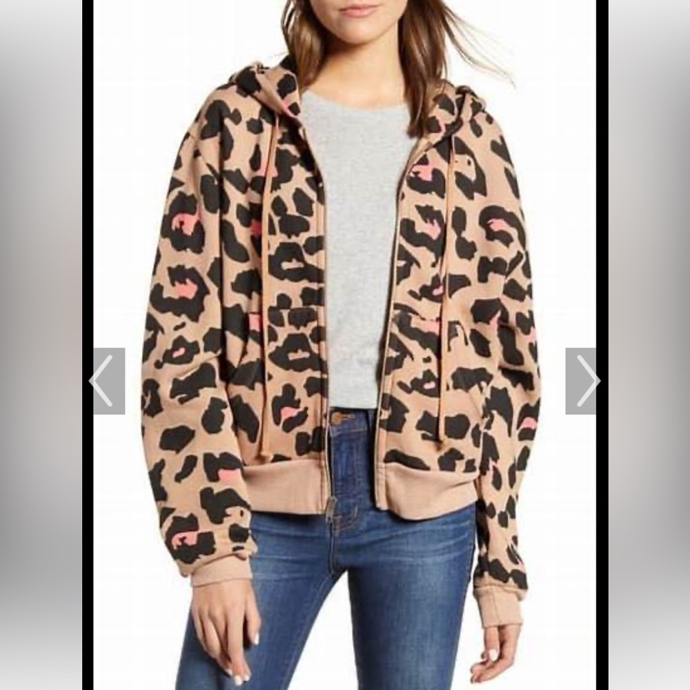 Wildfox Women's Feline Zip Up Hoody